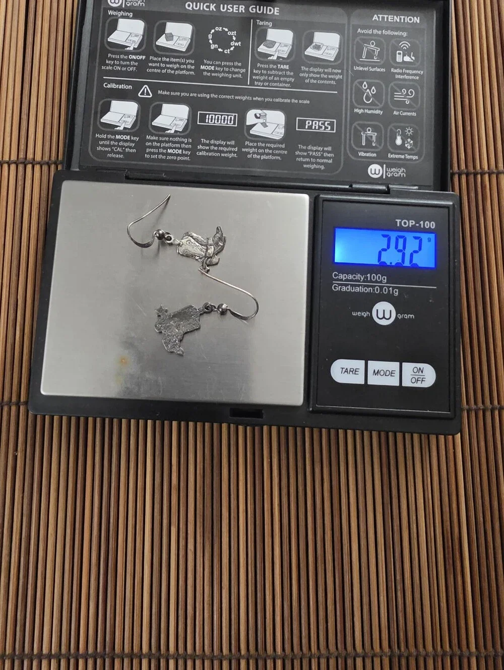 925 Silver Cowgirl Boots Dangle Earrings (Vintage)